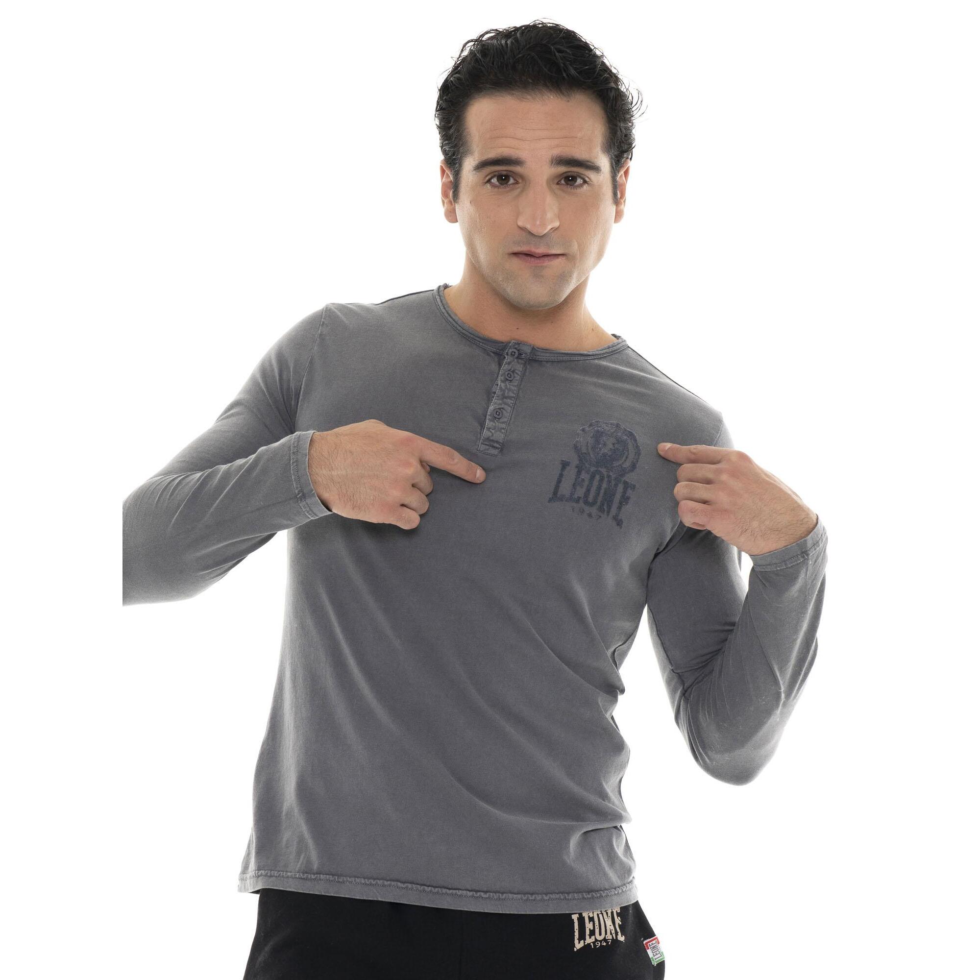 T-shirt da uomo a maniche lunghe serafino "Treatments"