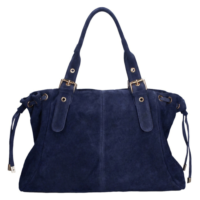 Borsa a mano da donna Made in Italy - Modello Celeste Plus - 100% pelle - 20.0 x 28.5 x 41.0 cm