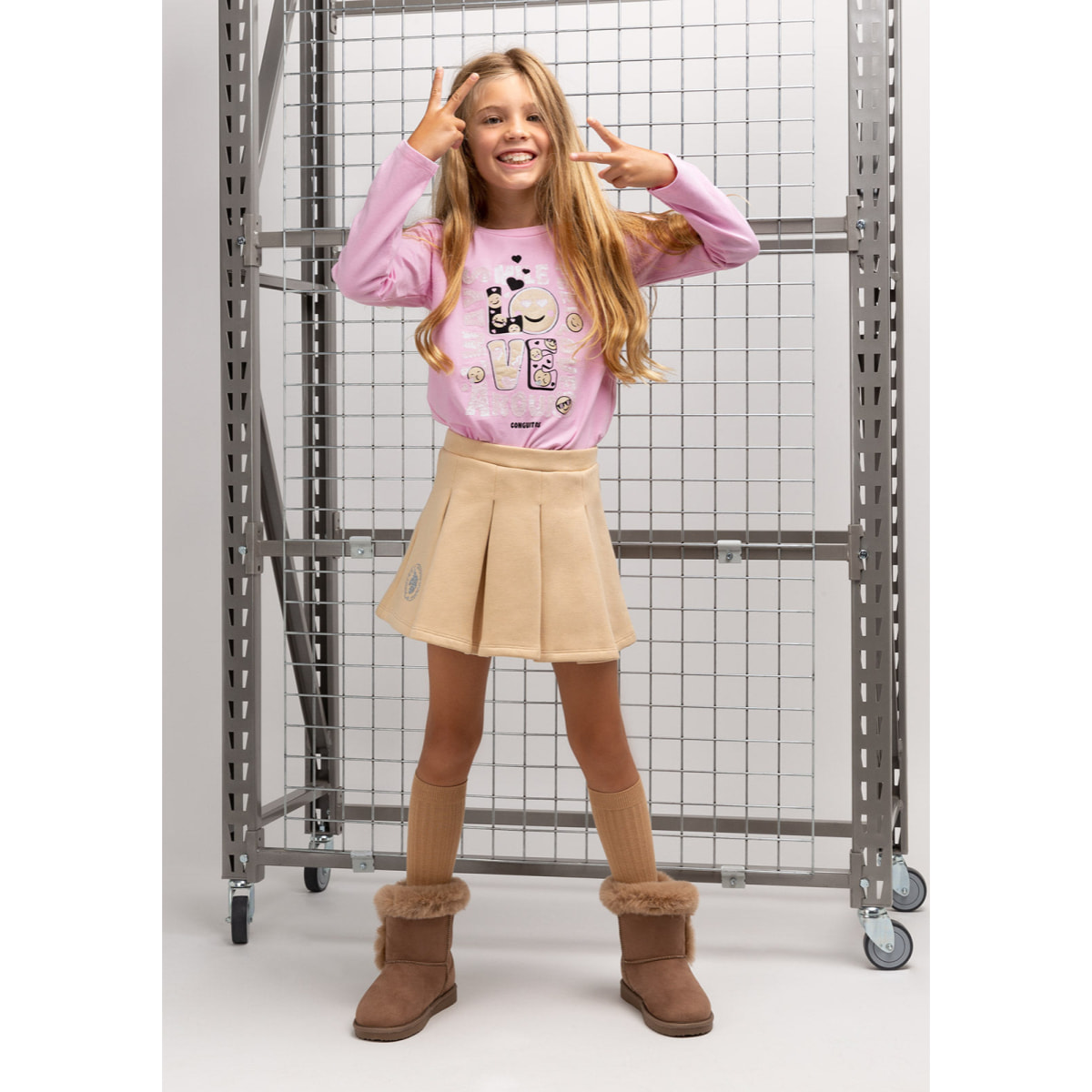 Conguitos - T-shirt a maniche corte casual stampata