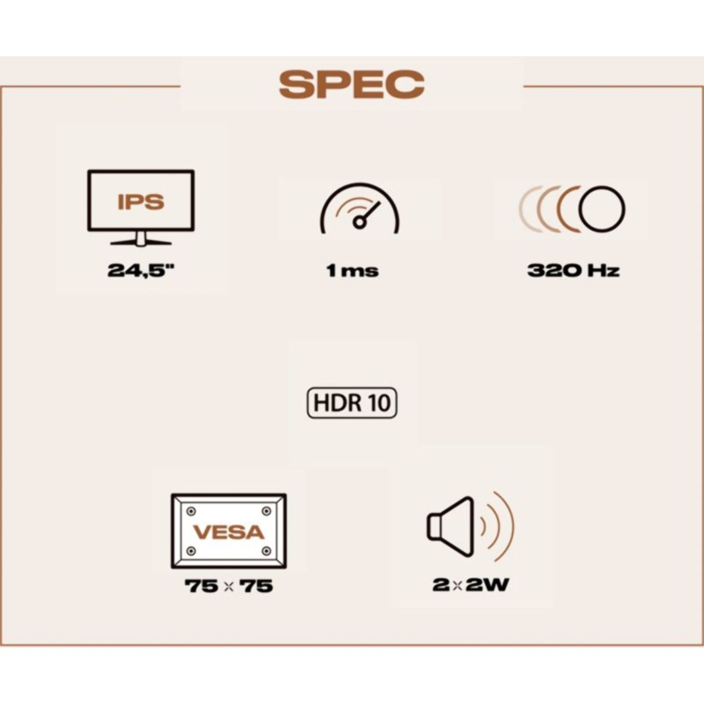 Ecran PC Gamer JAPANNEXT JN-IPS245G320F-HSP 24''