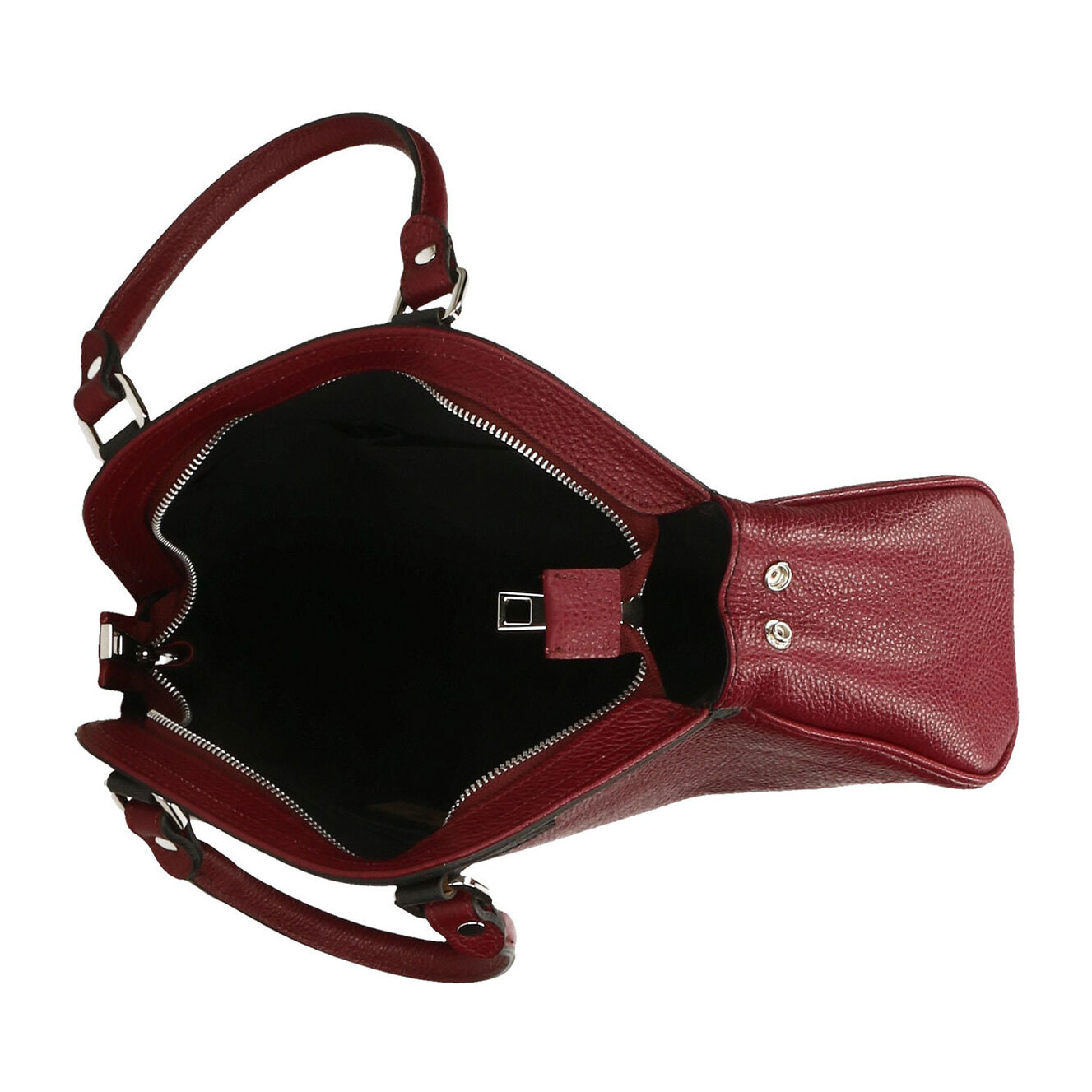 Borsa a mano da donna In Vera pelle Made in Italy 40x24x11 cm