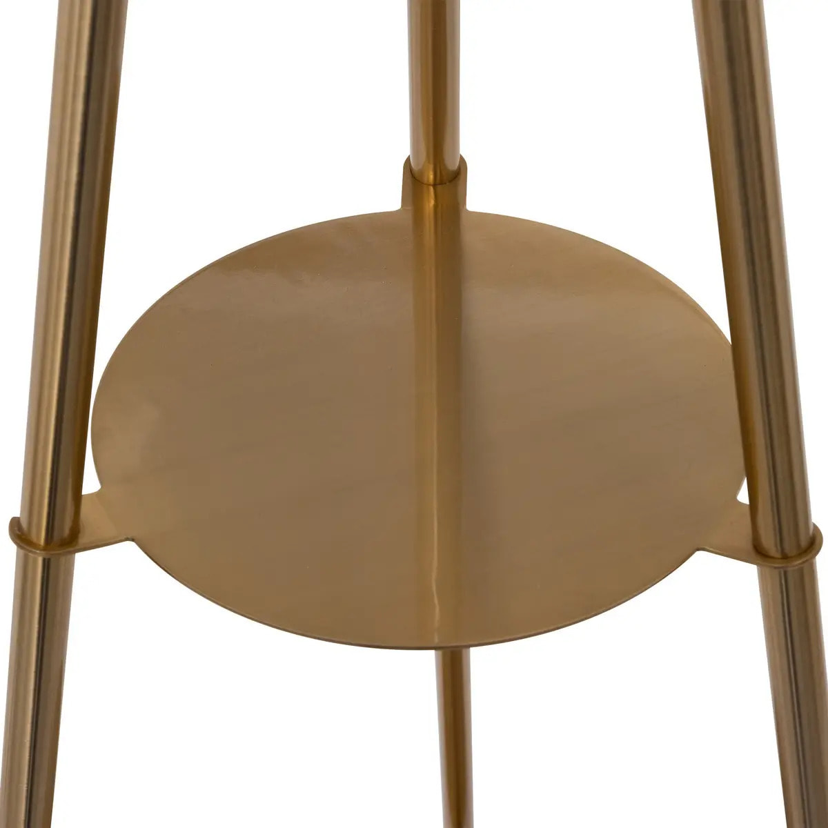 Lampadaire trépied "Arthus" doré H163cm