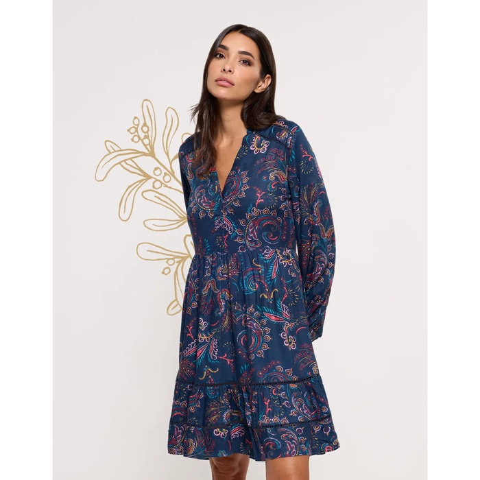 Vestido corto Azul Marino - Heridress