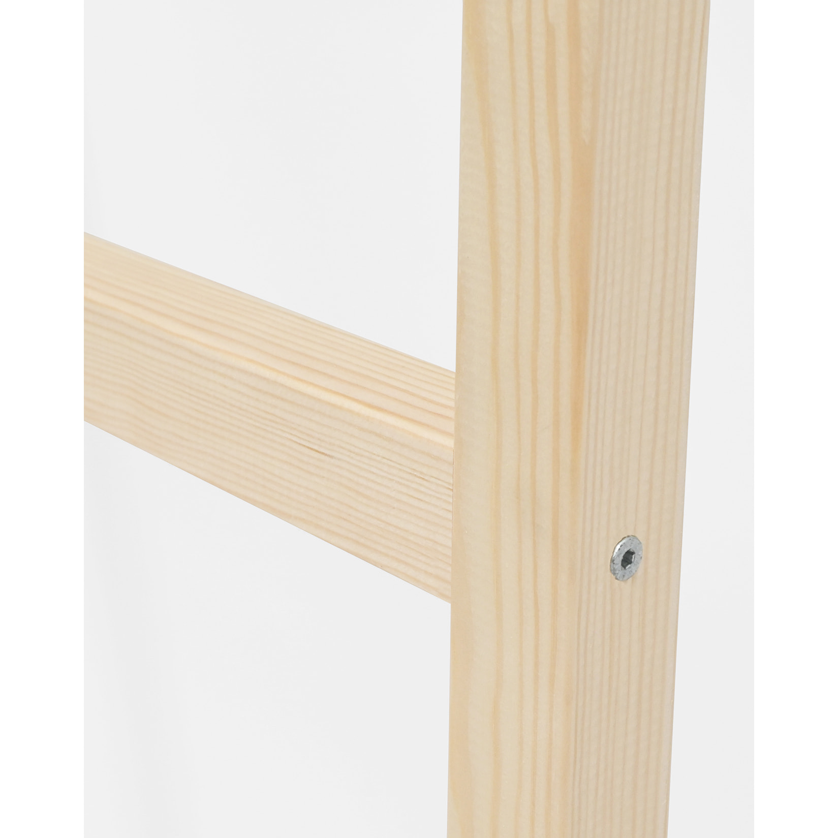 Échelle en bois massif ton naturel 150x41cm Hauteur: 150 Longueur: 41 Largeur: 3.5