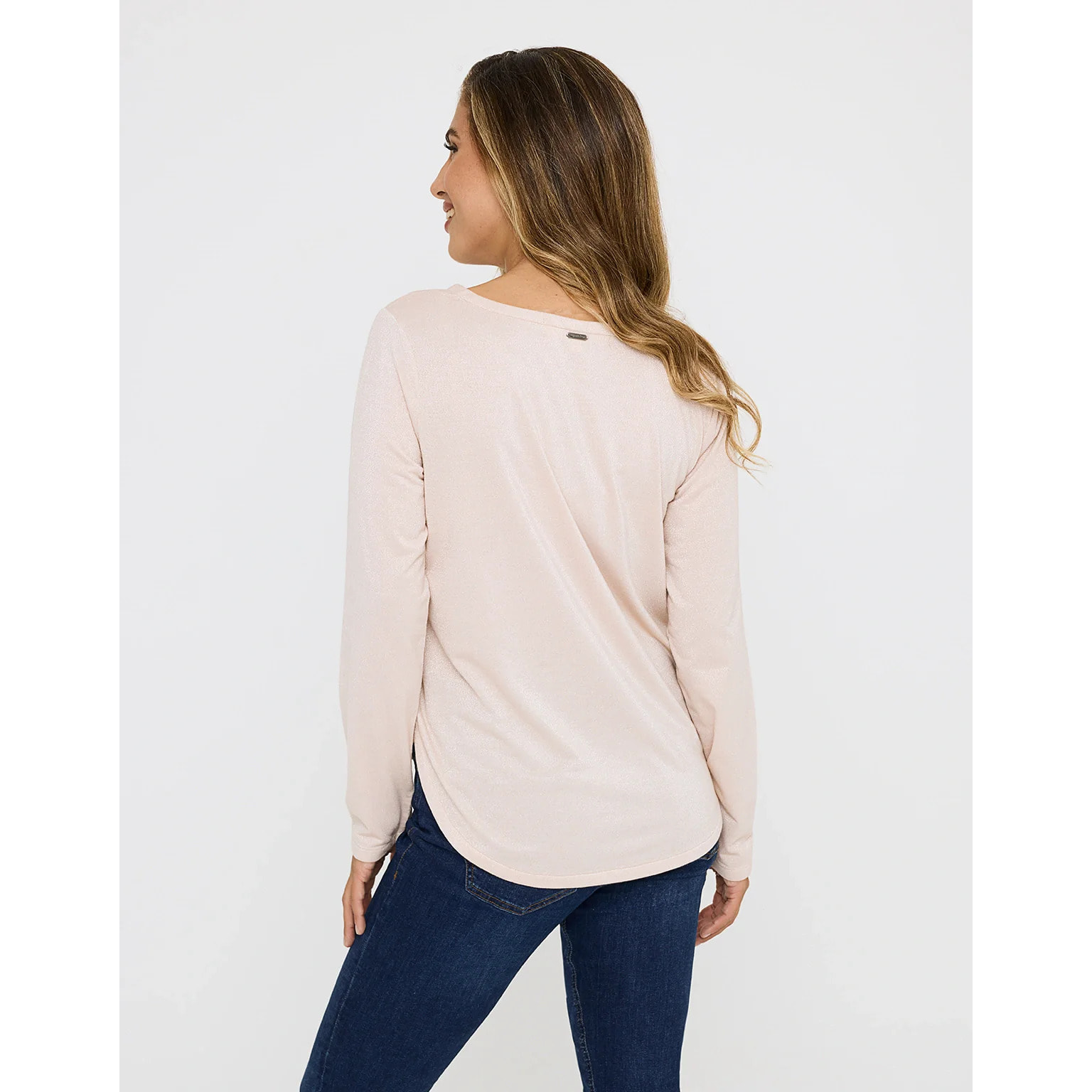 Camiseta Manga Larga Rosa - Amilka