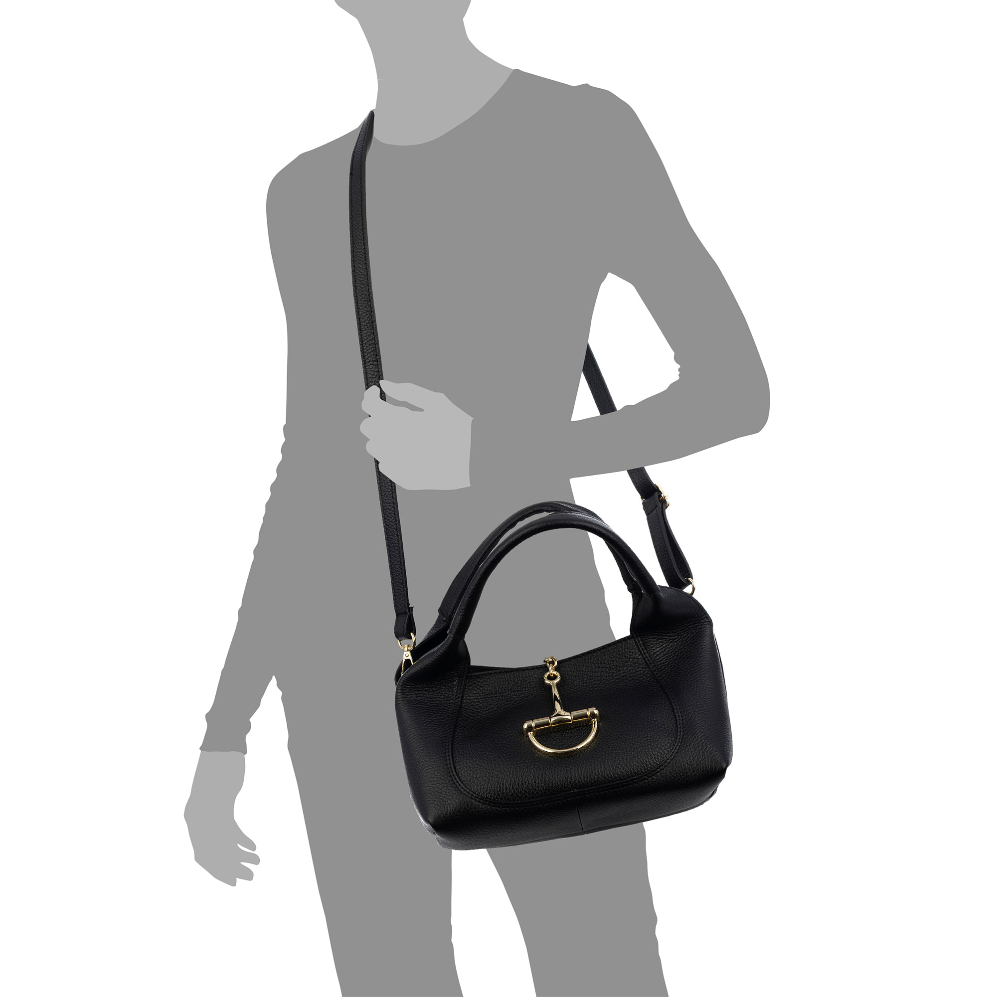 Bernardi Bolso de mano y bandolera mujer. Piel auténtica Dollaro.