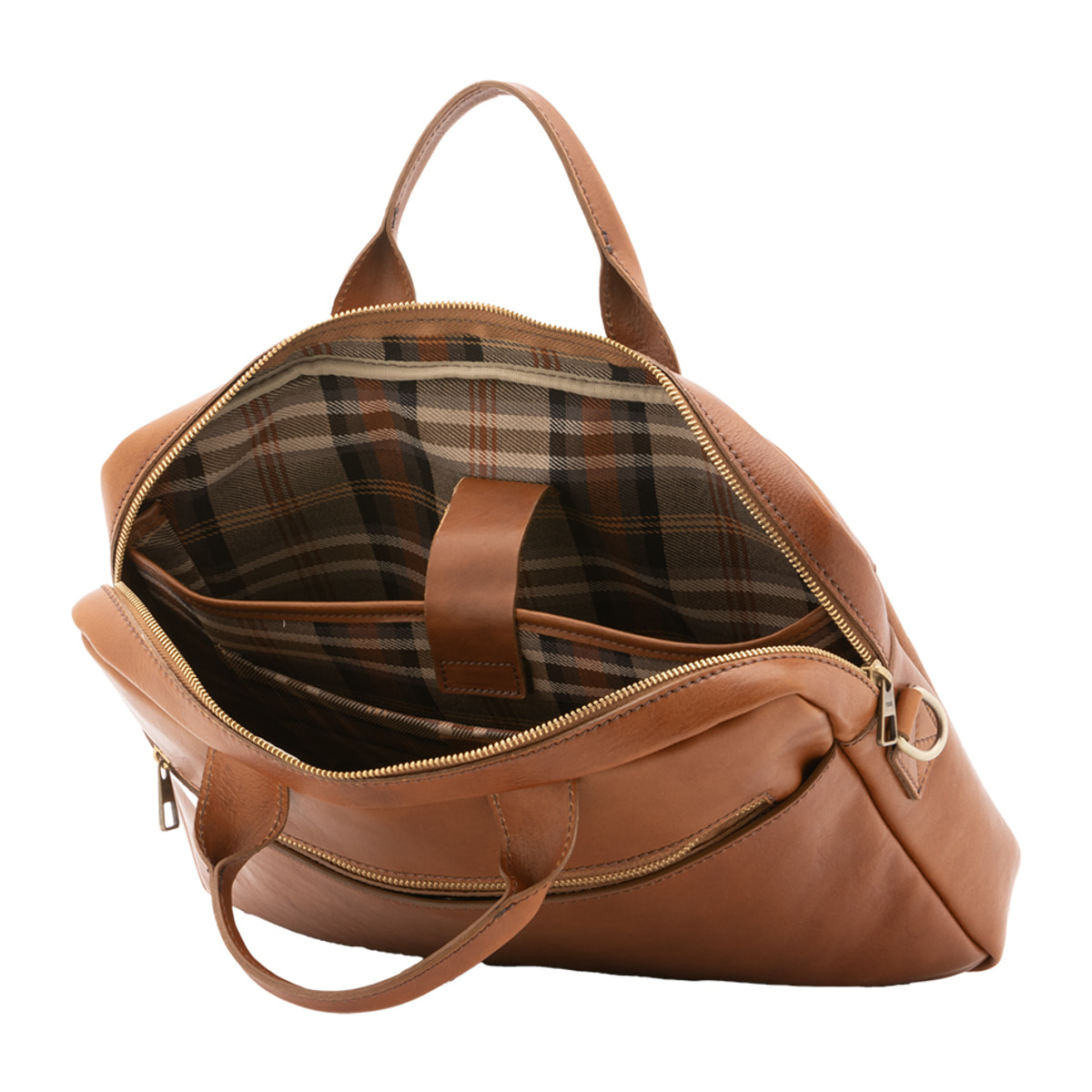 Borsa a mano  unisex In Vera pelle Made in Italy 37x27x6 cm