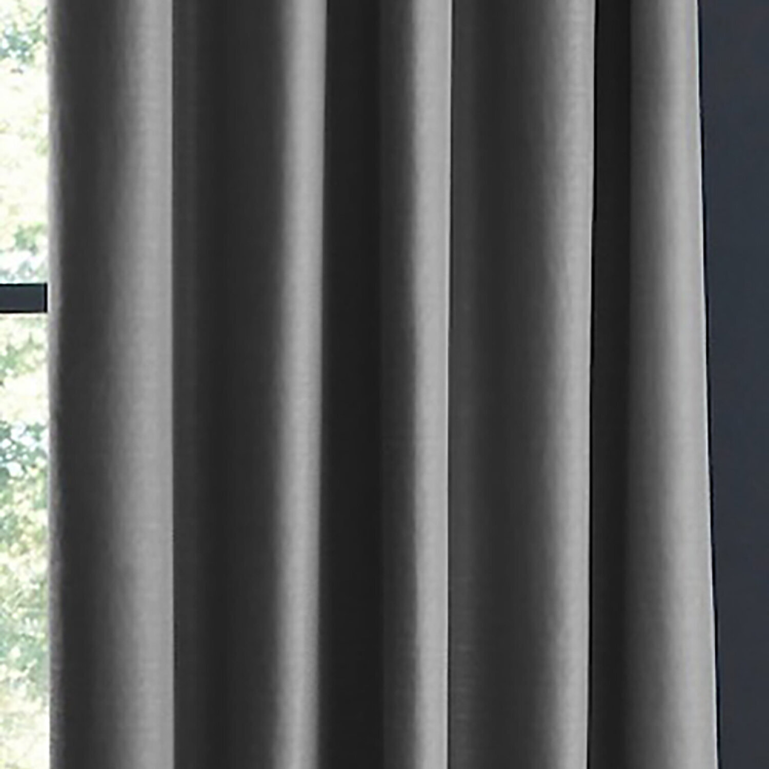 Rideau uni occultant 100%polyester