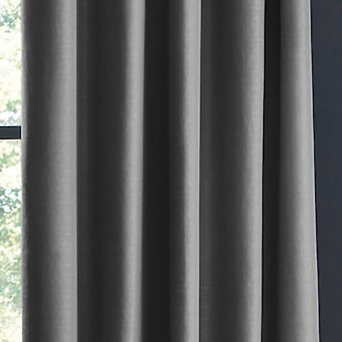 Rideau uni occultant 100%polyester