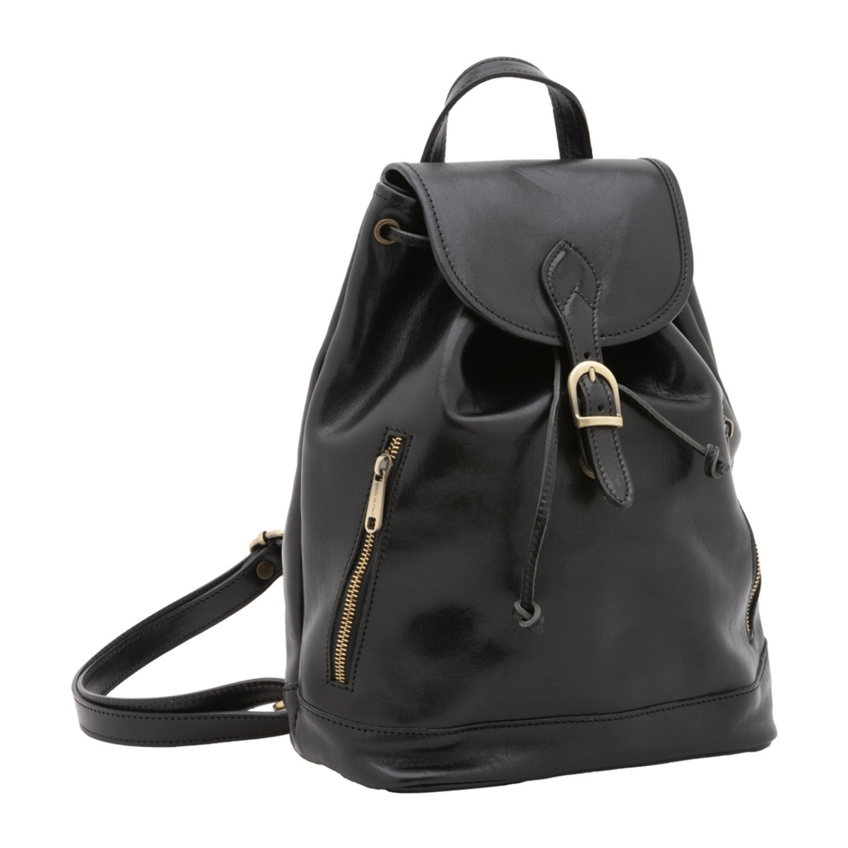 Borsa a spalla da donna - Modello False - 100% pelle artigianale - 25.0 x 32.0 x 14.0 cm