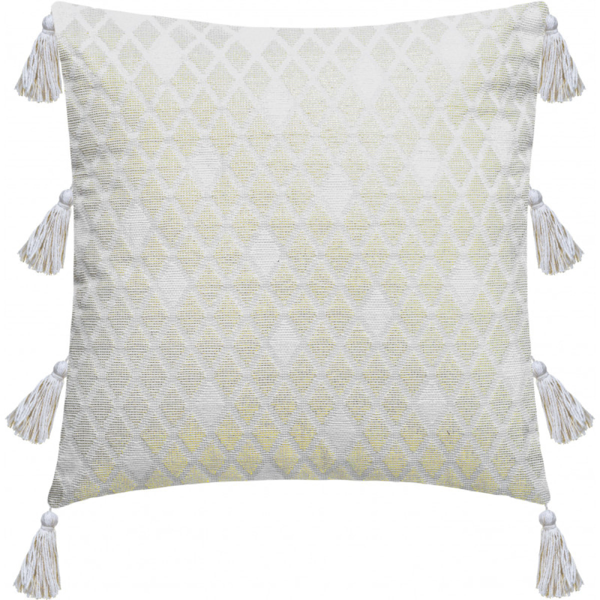 Housse de coussin "Shine" 40 x 40 cm Atmosphera - Couleur: Shine Blanc