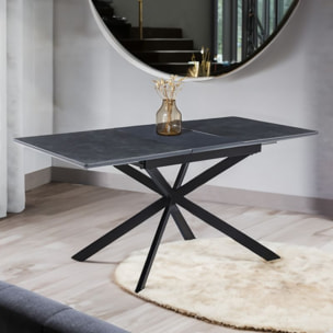 Mesa de comedor extensible Onix Negro