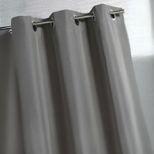 Rideau d'extérieur en tissu déperlant - Gris clair