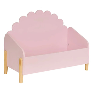 Coffre Douceur rose 61x44,2cm