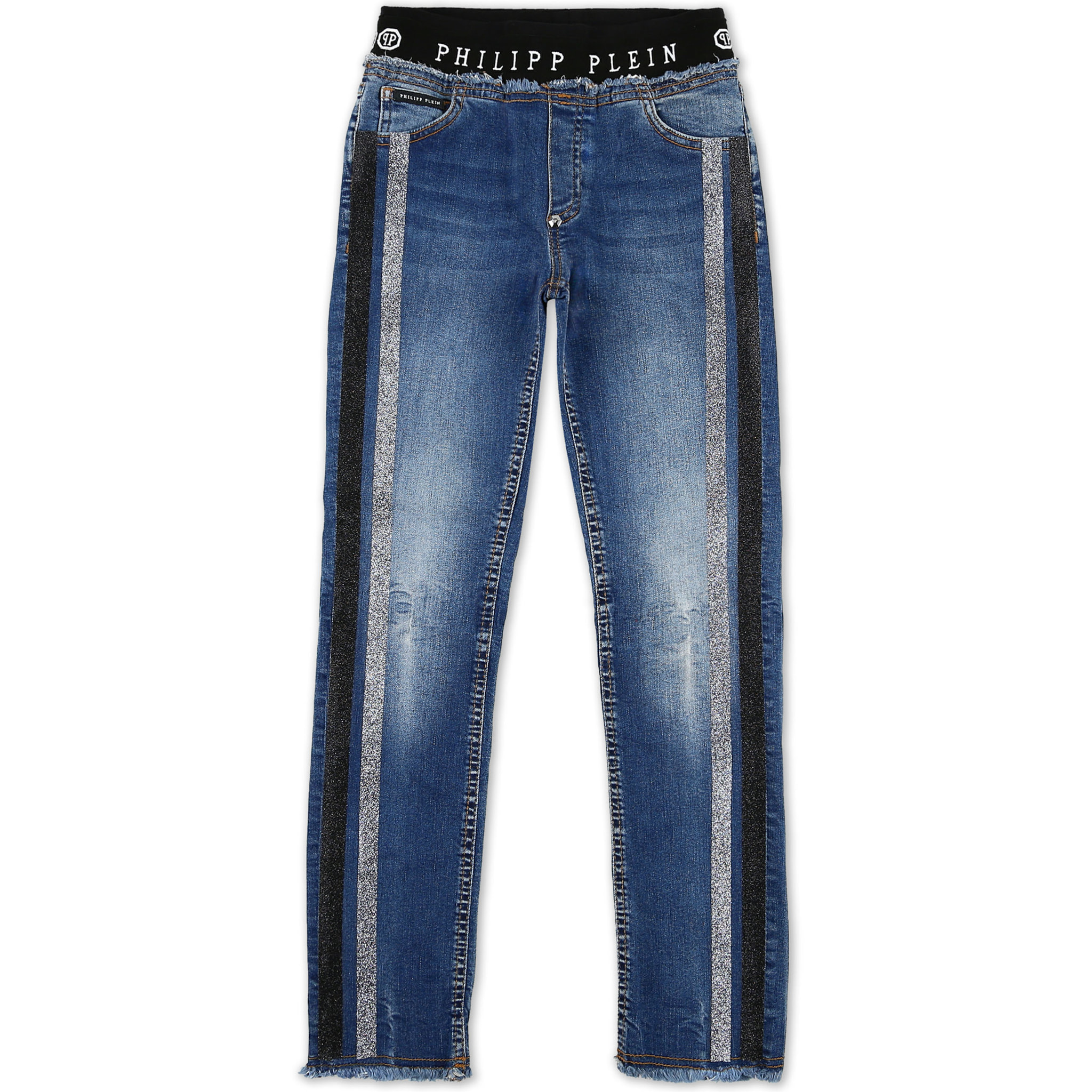 PHILIPP PLEIN Denim Trousers String
