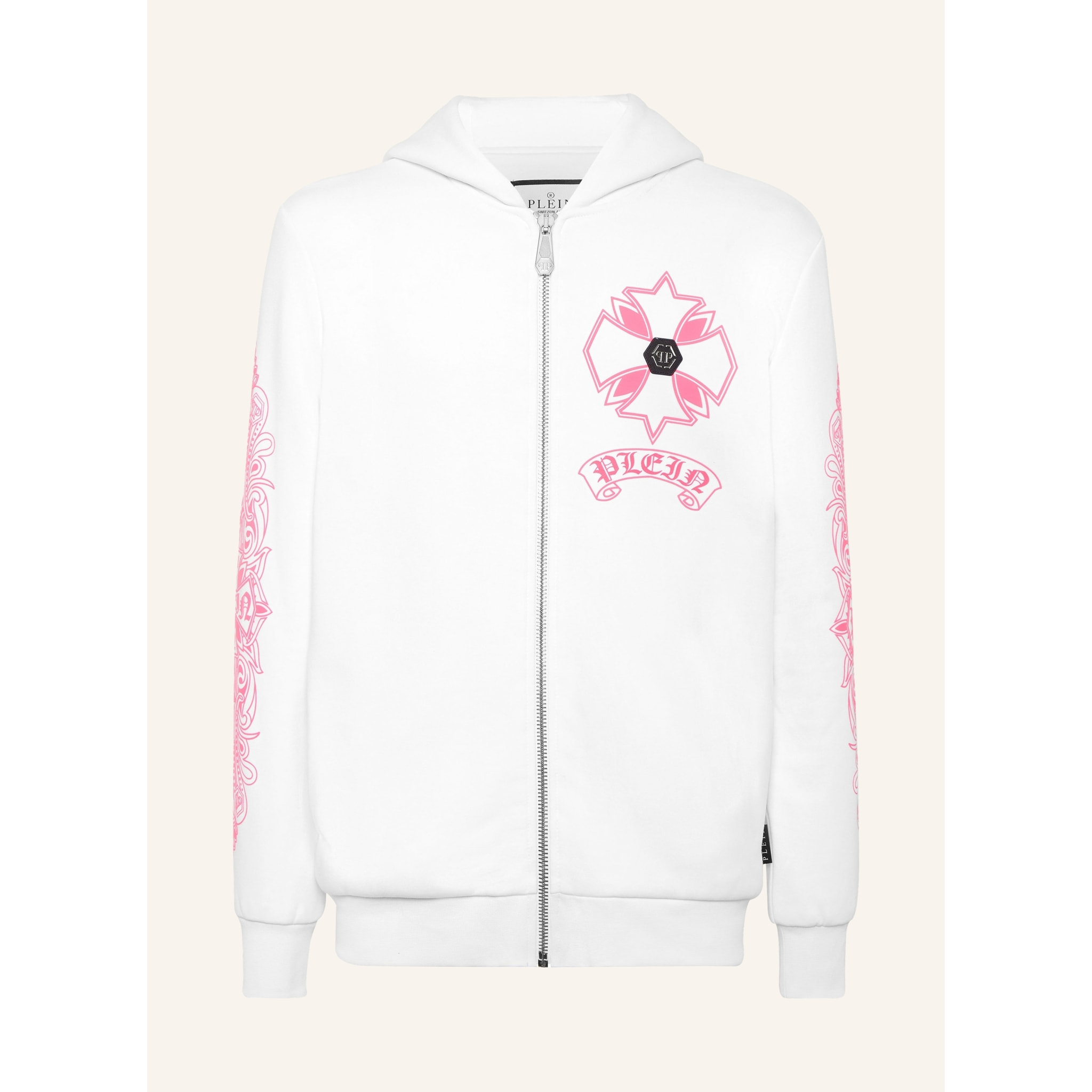 PHILIPP PLEIN Felpa con cappuccio CHROME