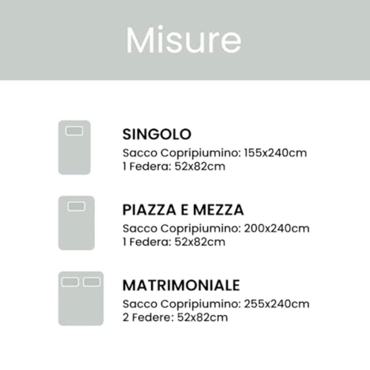 Intrecci Parure Copripiumino Bicolore 100% Cotone 255x240,Matrimoniale