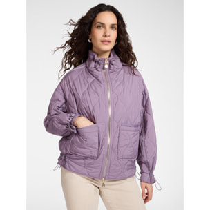 Elena Mirò - Plumífero ligero de nylon acolchado - Violeta