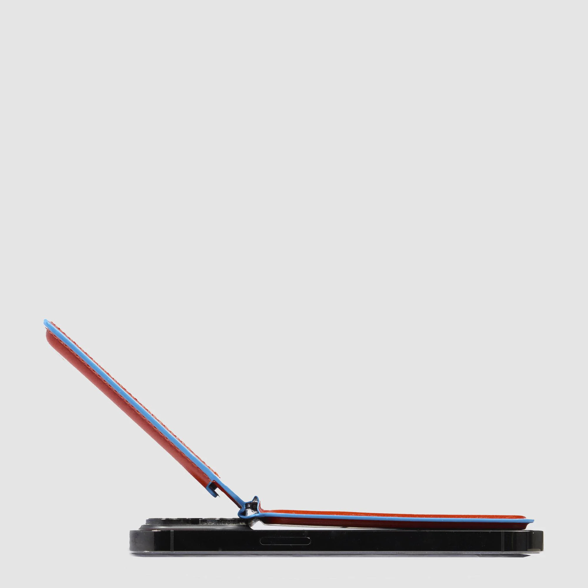 Piquadro Portefeuille MagSafe en cuir avec traqueur rechargeable