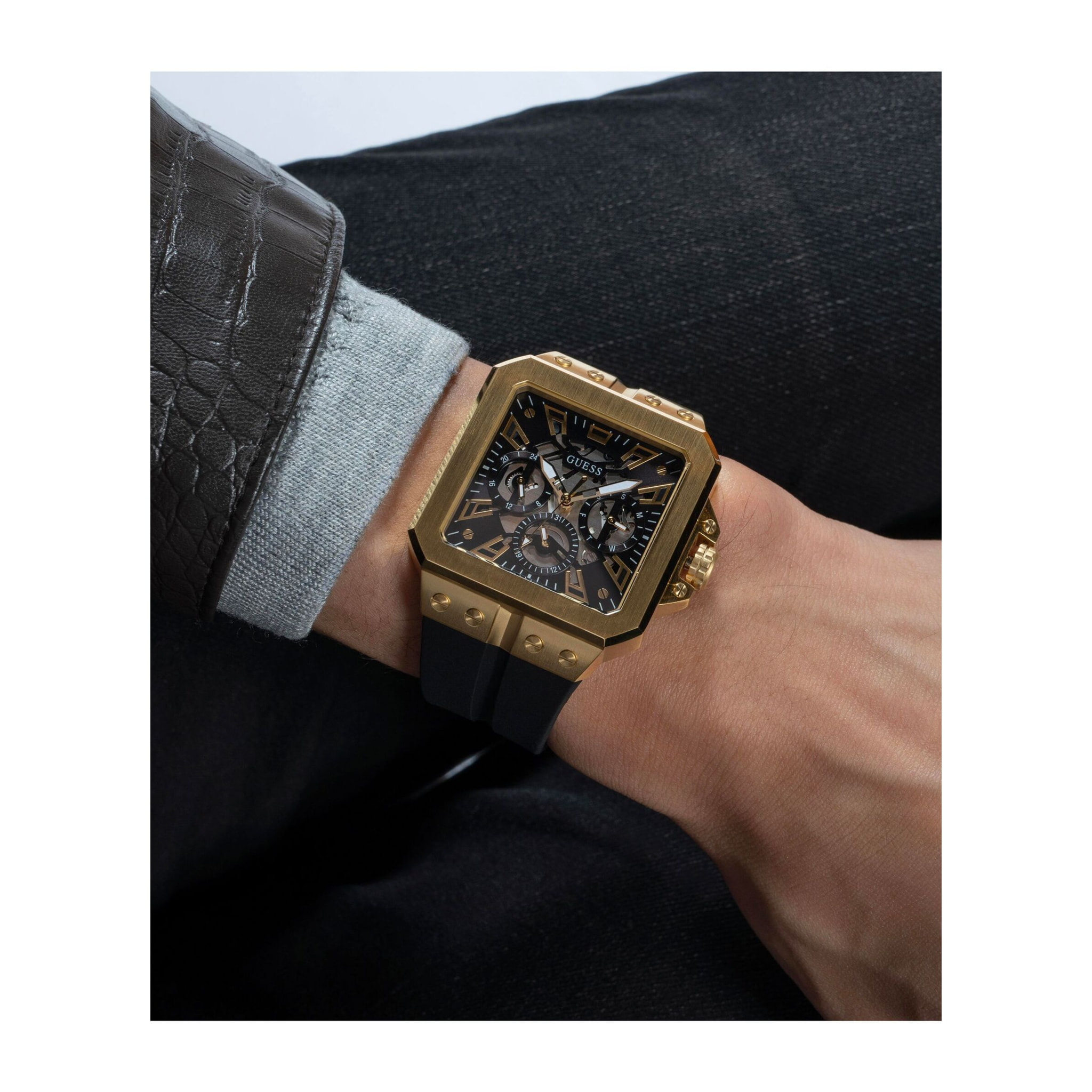 Guess Reloj Analógico De Cuarzo. Gs Leo