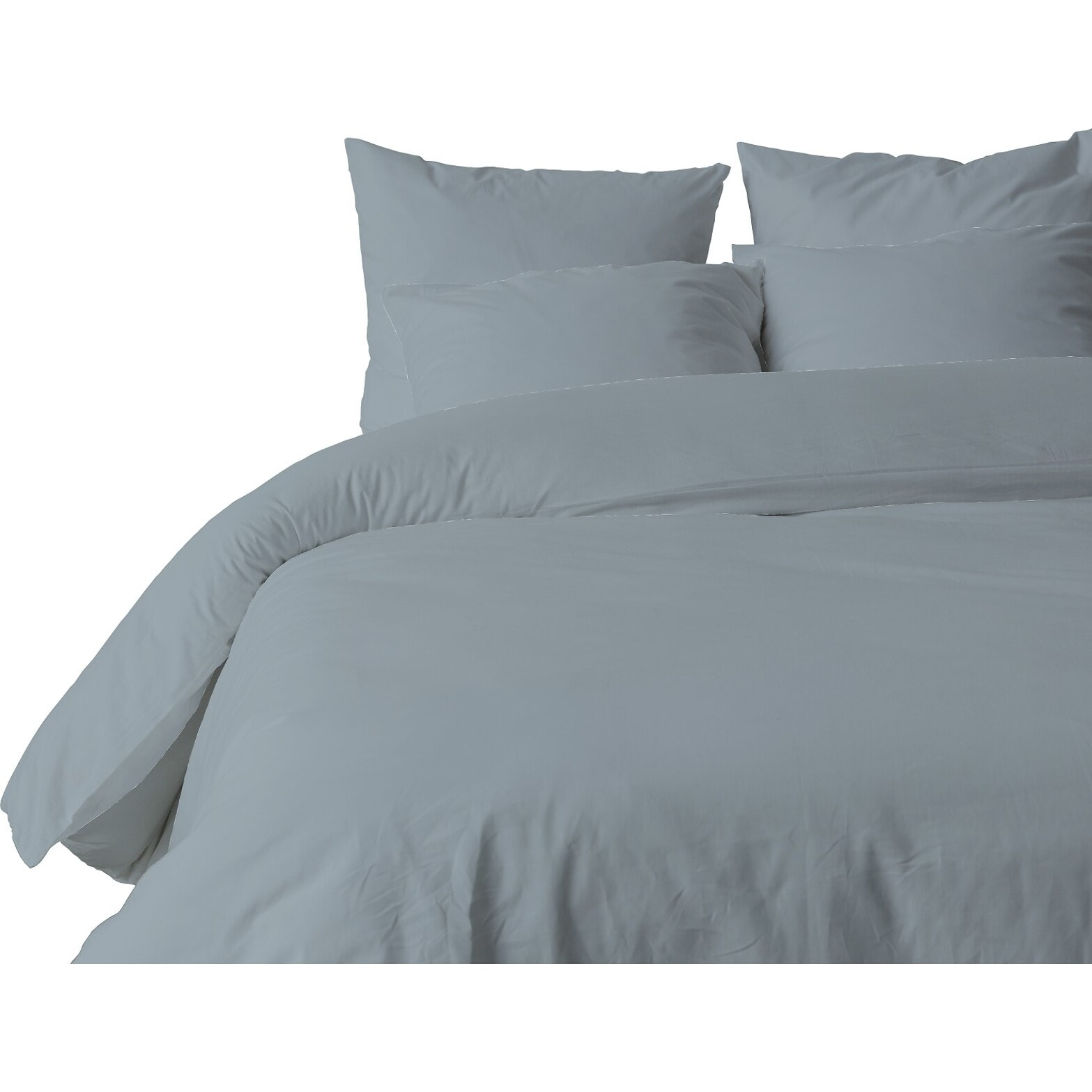 Parure Housse De Couette + 1 taie 100% Coton 57fils Ivoire
