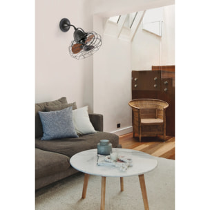 KEIKI S Ventilatore a soffitto marrone/noce