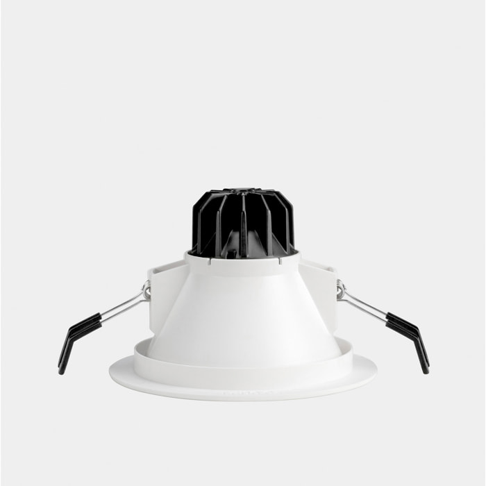 LEDS C4 Downlight Lite Ø105Mm 6.7W Blanco Neutro - 4000K Cri 80 30.2º On-Off Blanco Ip