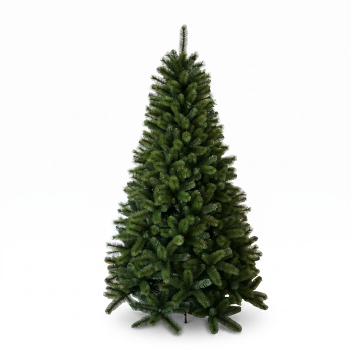 Albero di Natale artificiale in PVC e acciaio - VERDE