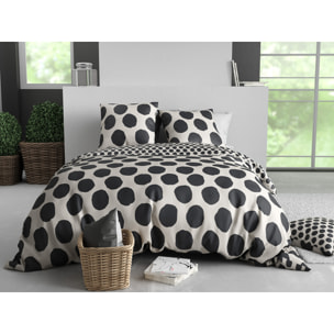 Parure Housse De Couette 3pcs 100% Coton 57 Fils NICO