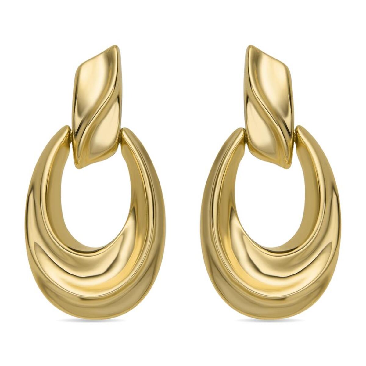 Pendientes acabado oro 18k