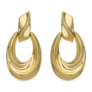 Pendientes acabado oro 18k