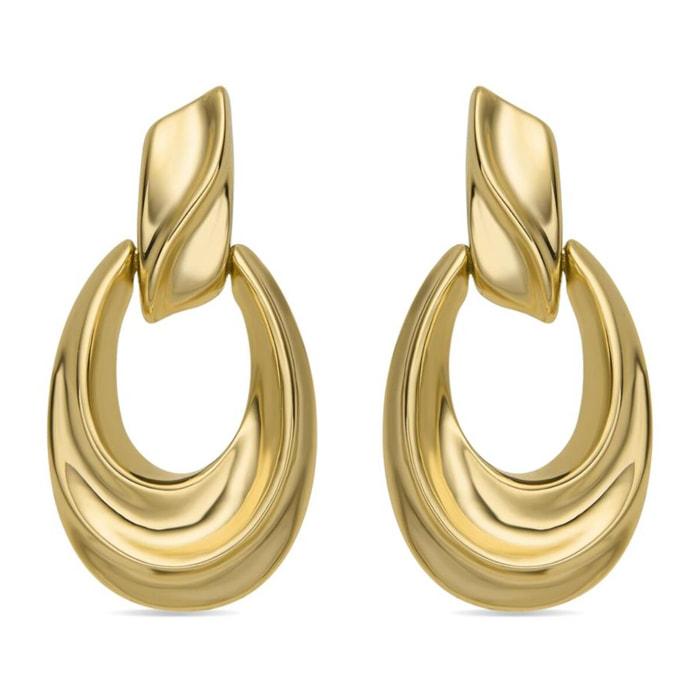 Pendientes acabado oro 18k