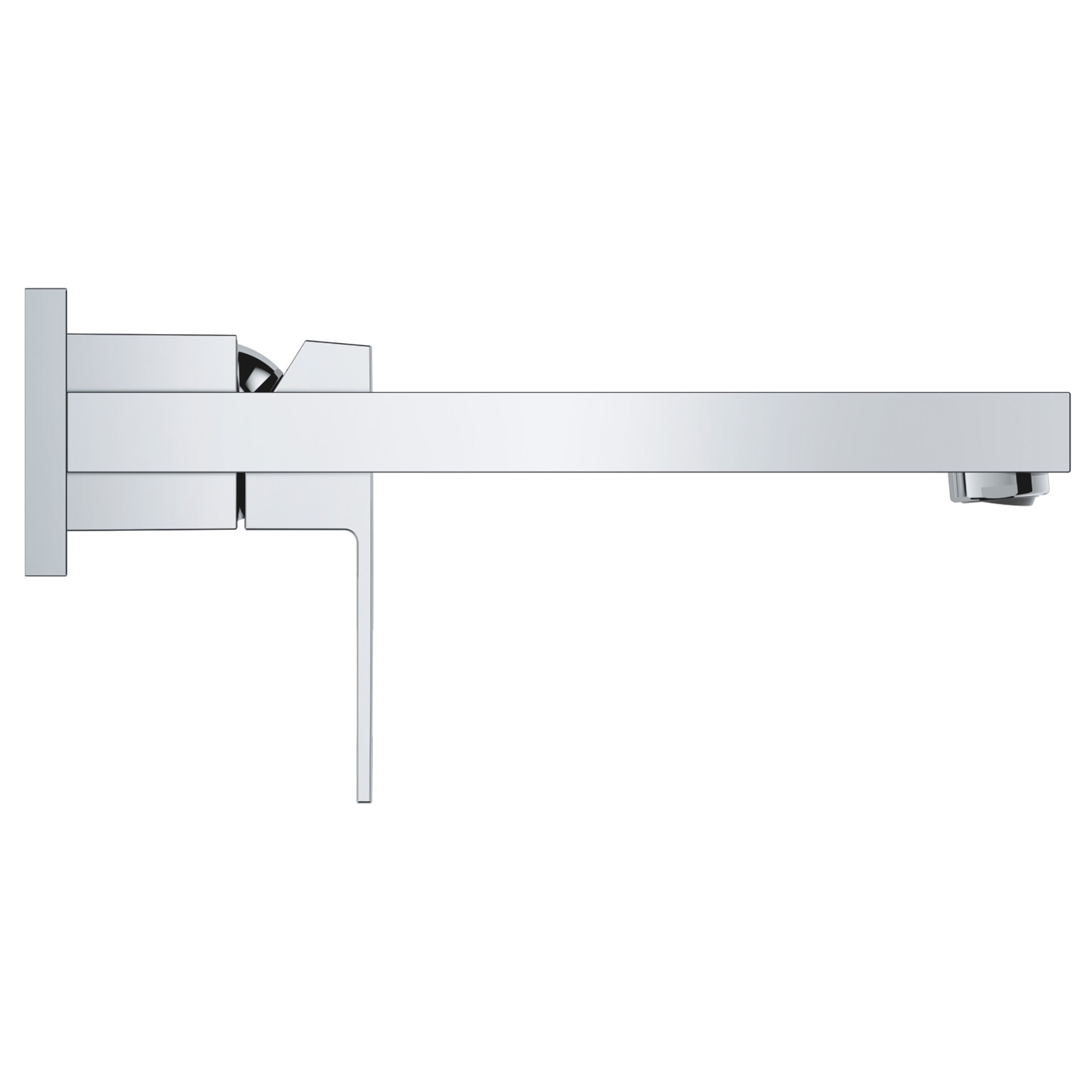 Mitigeur lavabo mural 2 trous Eurocube, Taille M