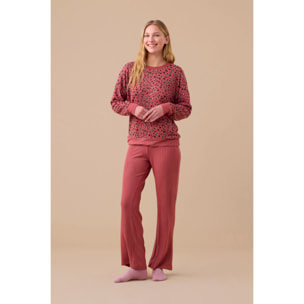 Pigiama donna costina articolo animalier. Noidinotte