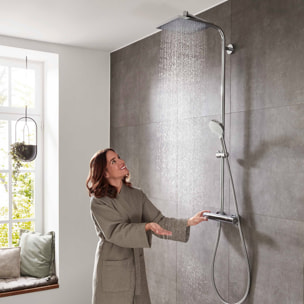 Colonne de douche Crometta E 240 EcoSmart avec mitigeur thermostatique