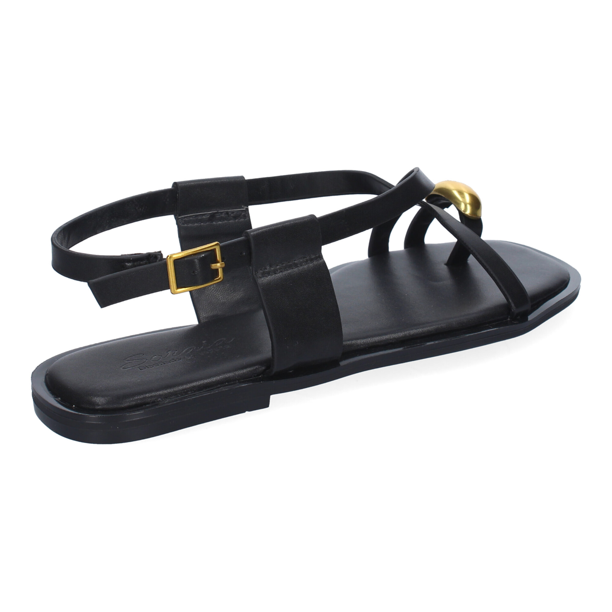 Sandalias Planas de Mujer, Diseño Comodo y Elegante con Cierre de Hebilla Ajustable