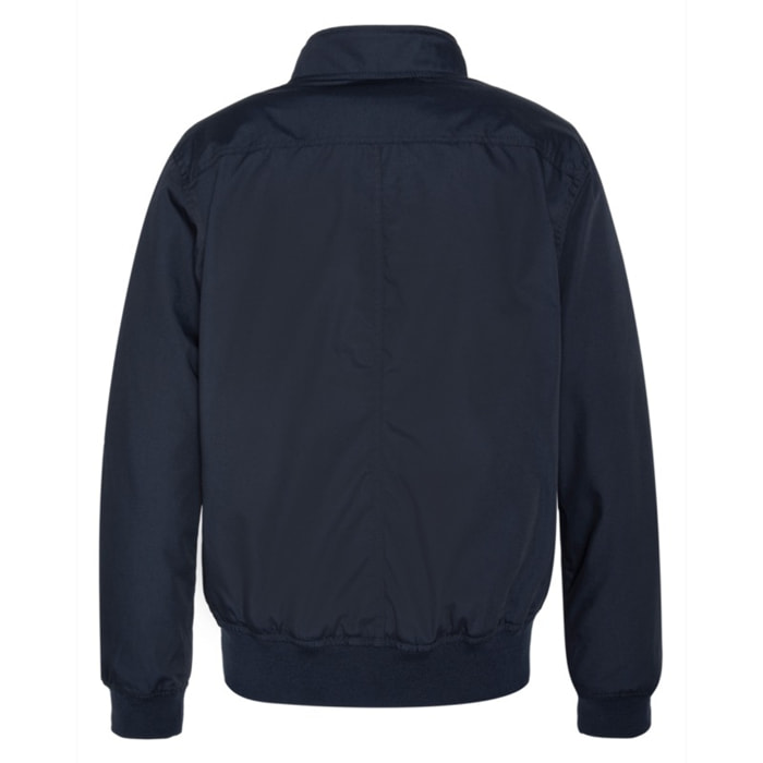KENTONZIPPERED SHORT JACKET WITH JERSEY LINING AND STRIPED RIBSSchott NYCNAVY