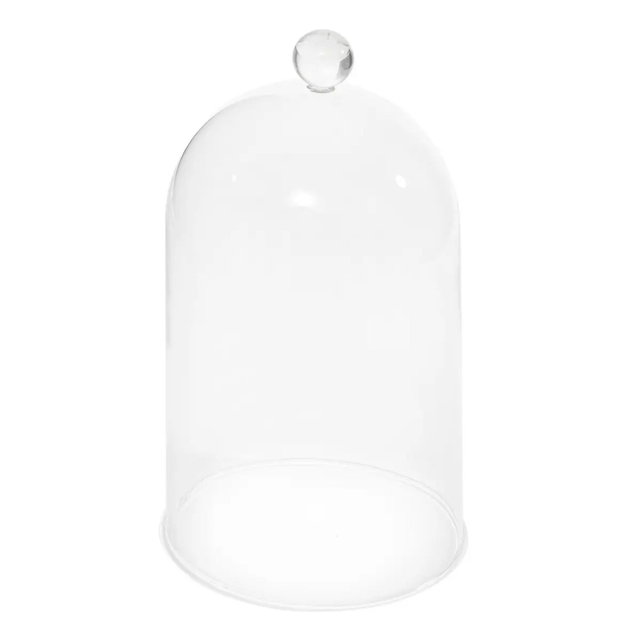 Cloche à bougie Bella H.22,5cm transparent
