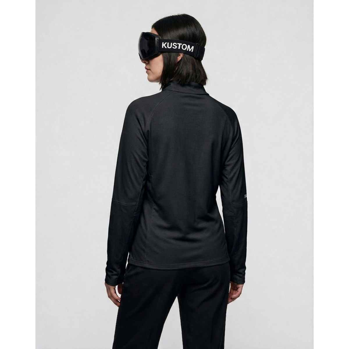 Camiseta térmica para mujer KUSTOM AXIS Thermal - Negro