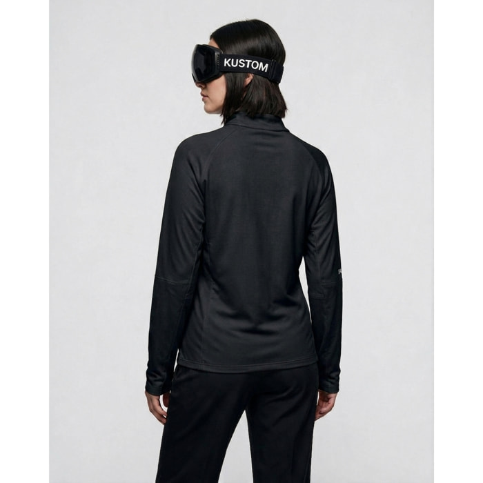 Camiseta térmica para mujer KUSTOM AXIS Thermal - Negro
