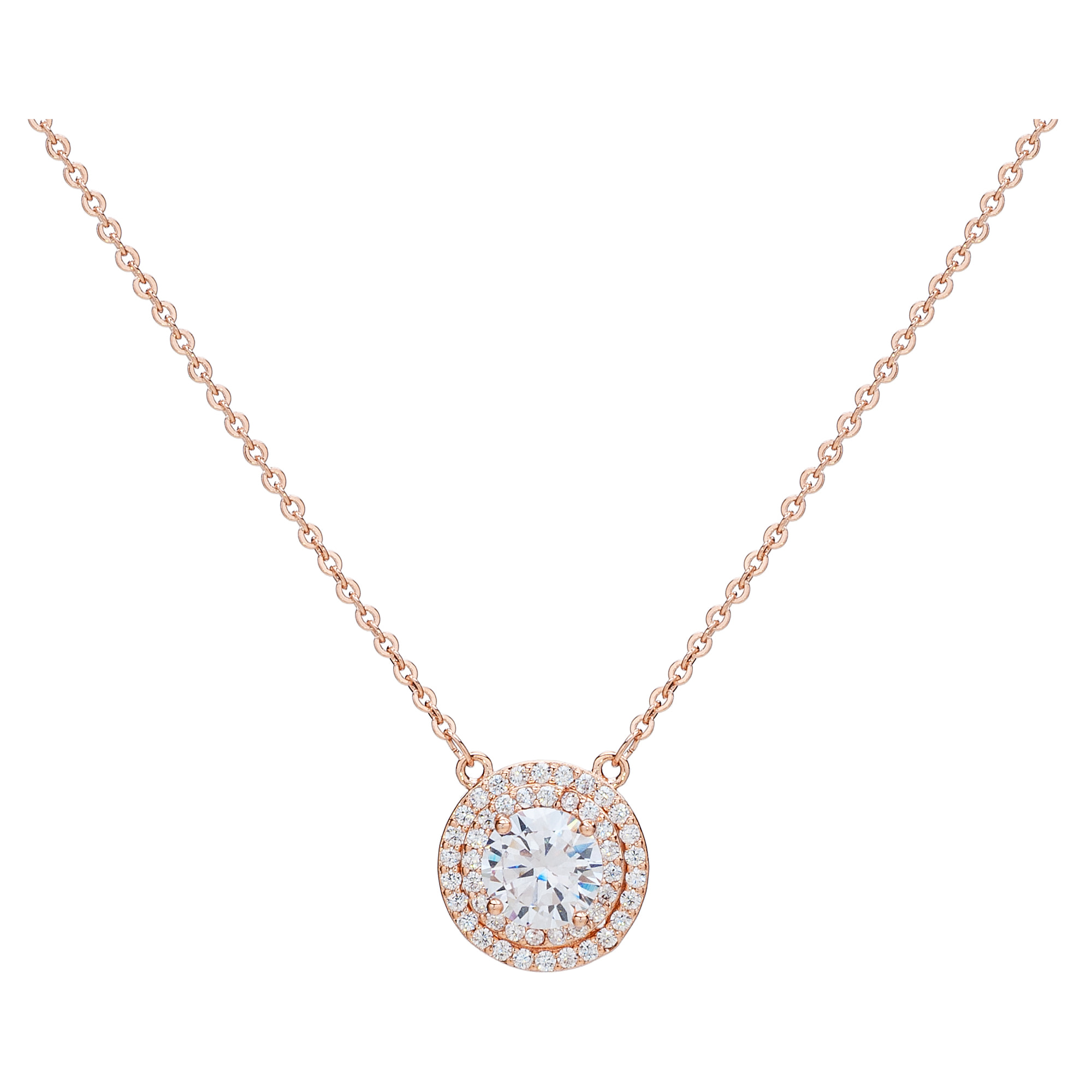 Collana U.S. Polo Assn. In metallo placcato oro rosa