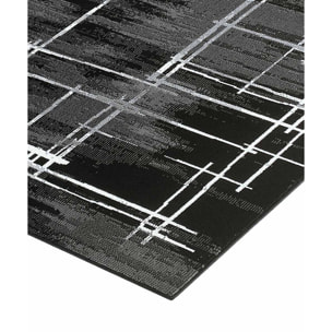 Tappeto Soggiorno Salotto Moderno Nero