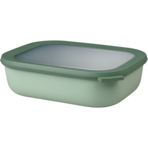 Boîte hermétique MEPAL Cirqula rectangulaire 2 L Nordic sage