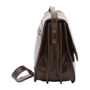 Borsa a tracolla  da donna In Vera pelle Made in Italy 27x20x12 cm