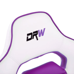 Silla gaming lila DRW Blanco - Morado DRW