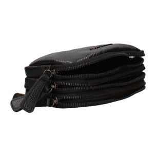 Pochette da uomo - Modello Erebo Chic - 100% poliuretano - 12.0 x 10.5 x 6.0 cm