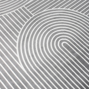 Tapis salon et chambre tissé motif arc-en-ciel COTU