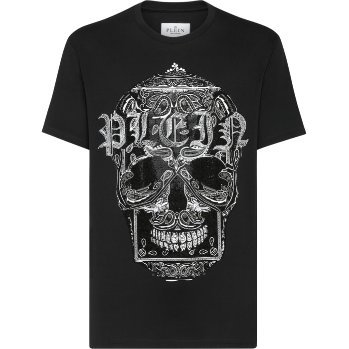 PHILIPP PLEIN Camiseta de cuello redondo y manga corta SKULL
