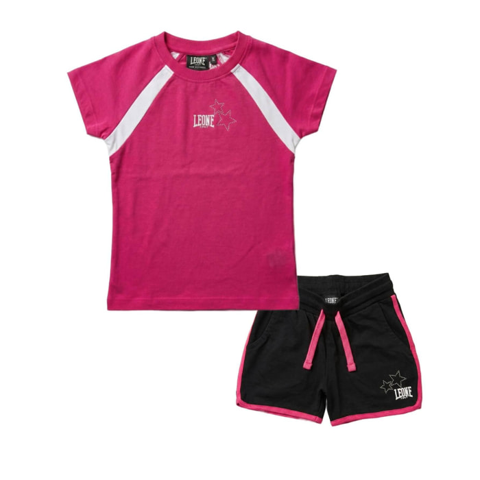 Conjunto de camiseta y pantalón corto para niña de la marca Light