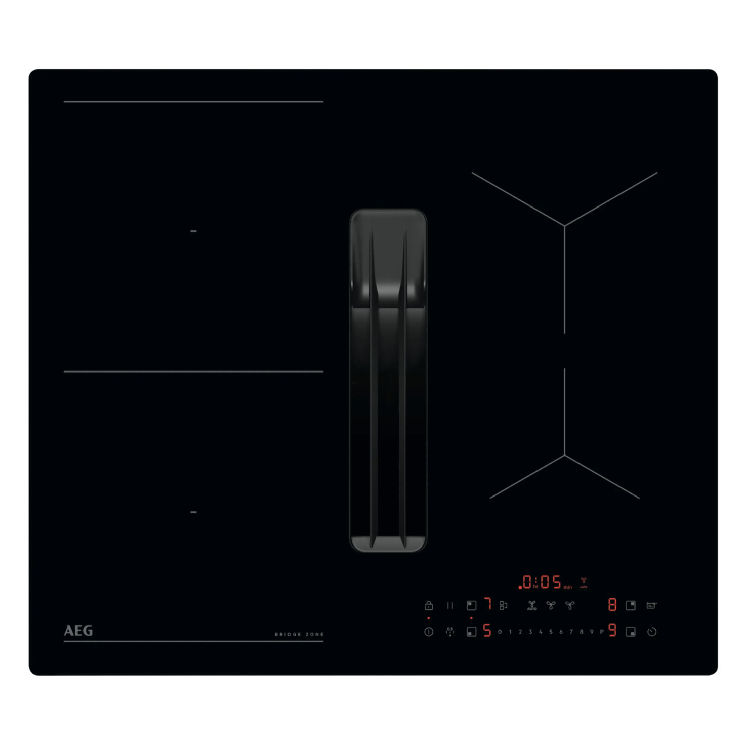 AEG Placa de inducción con campana extractora de 60 cm TT64CB00CB